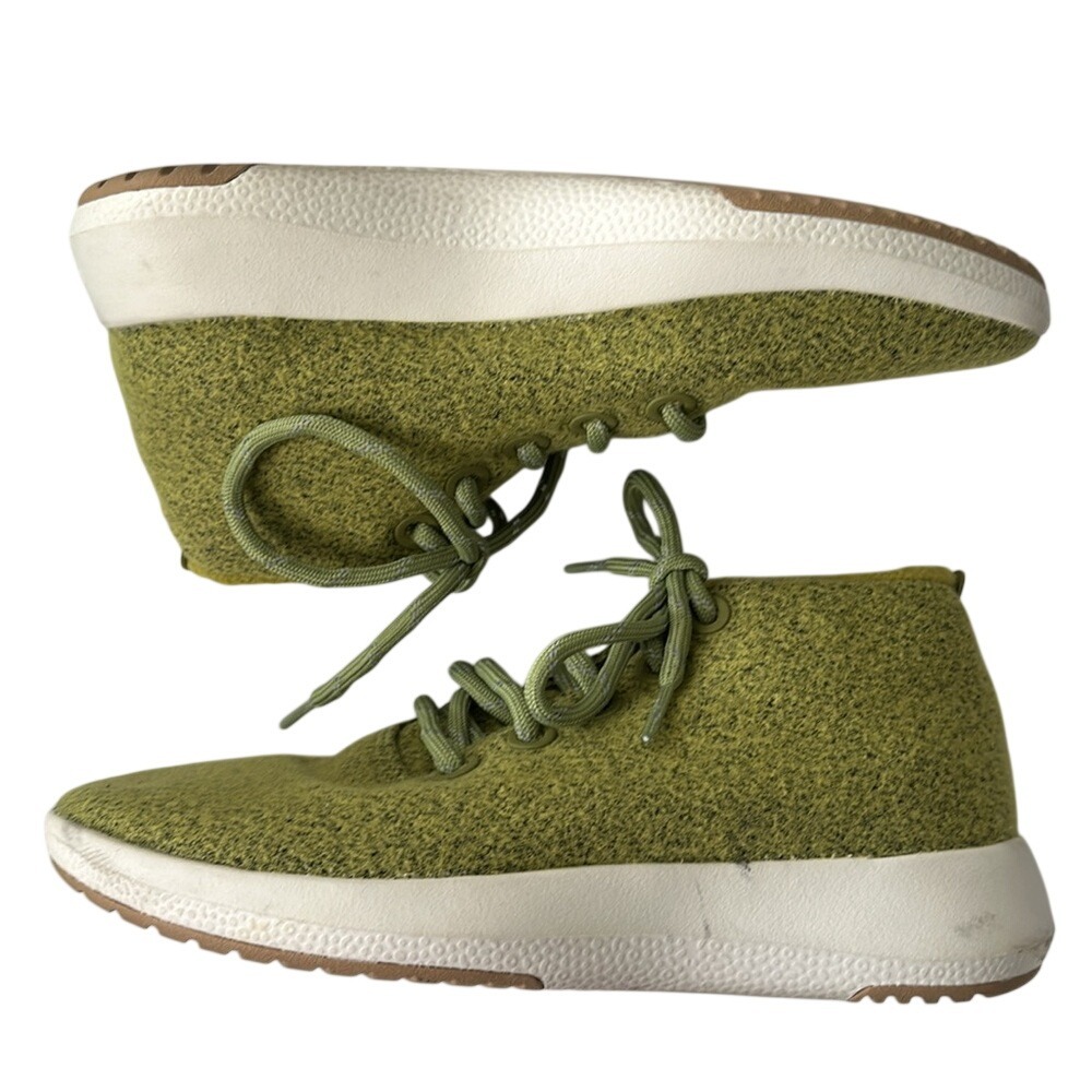 Allbirds Women's Wool Runner-up Mizzles Hazy Lime Green (White Sole) size 9